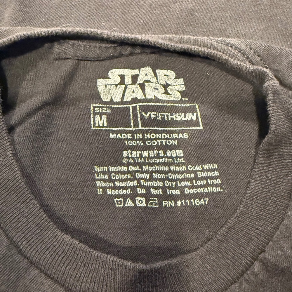 Star Wars Periodic Table Of Elements Graphic T Shirt Black Mens Medium - Picture 3 of 3